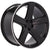 Alu kola pro Porsche FE023 10x21 5x112 ET19 66.6 Black & Polished Lip