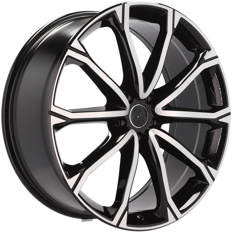 Alu kola pro Audi Y1197 8.5x21 5x112 ET38 66.6 Black Polished | Wheelsup.cz