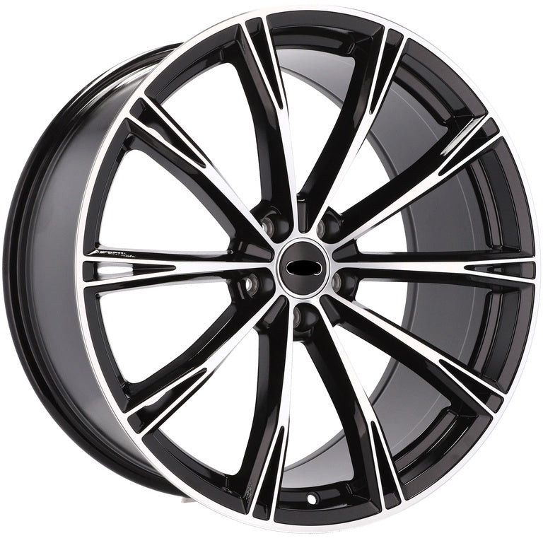 Alu kola pro Audi H5060 8x18 5x112 ET35 66.6 Black Polished | Wheelsup.cz