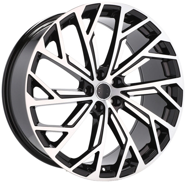 Alu kola pro Audi I0337 8.5x19 5x112 ET32 66.6 Black Polished | Wheelsup.cz