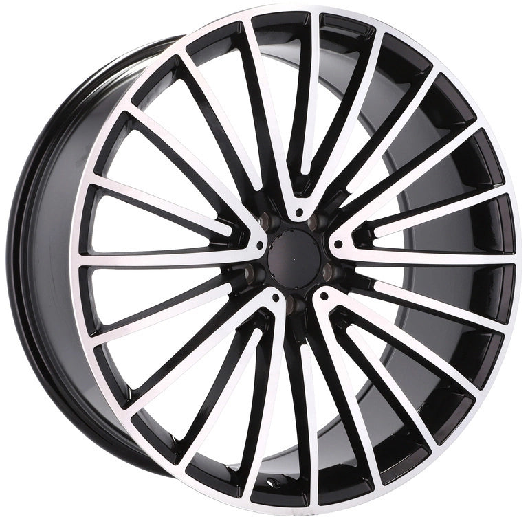 Alu kola pro Mercedes MR532 8.5x20 5x112 ET38 66.6 Black Polished | Wheelsup.cz