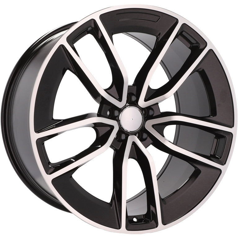 Alu kola pro Mercedes B5949 11x22 5x112 ET50 66.6 Black Polished | Wheelsup.cz