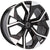 Alu kola pro Audi B1637 10x22 5x112 ET21 66.6 Black Polished
