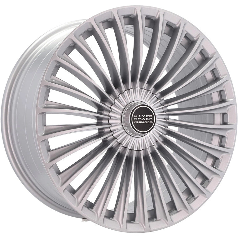 Alu kola HAXER HX09F 9.5x19 5x112 ET35 66.6 Silver Shining