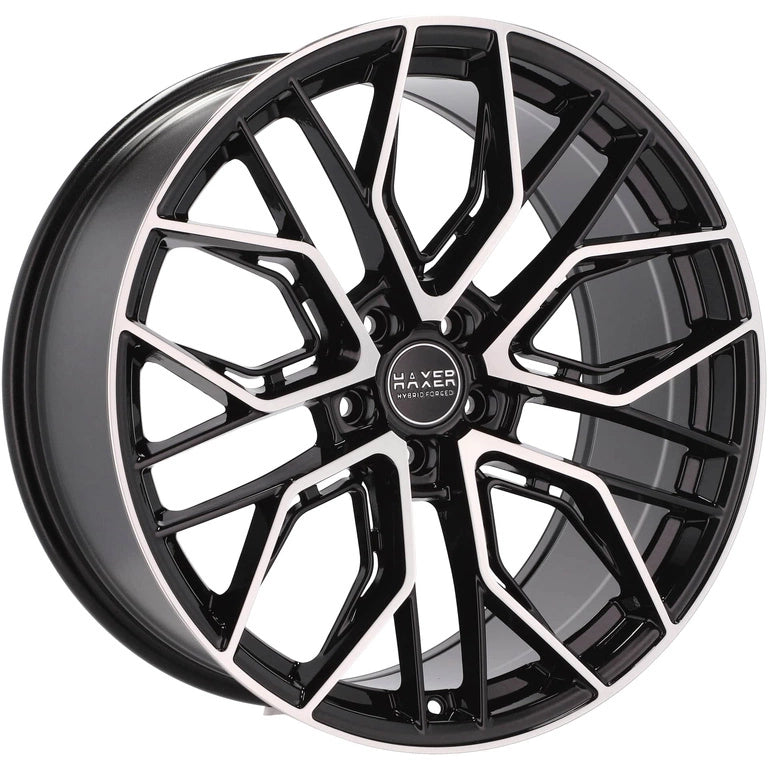 Alu kola HAXER HX015F 9.5x19 5x112 ET20 66.6 Black Polished | Wheelsup.cz