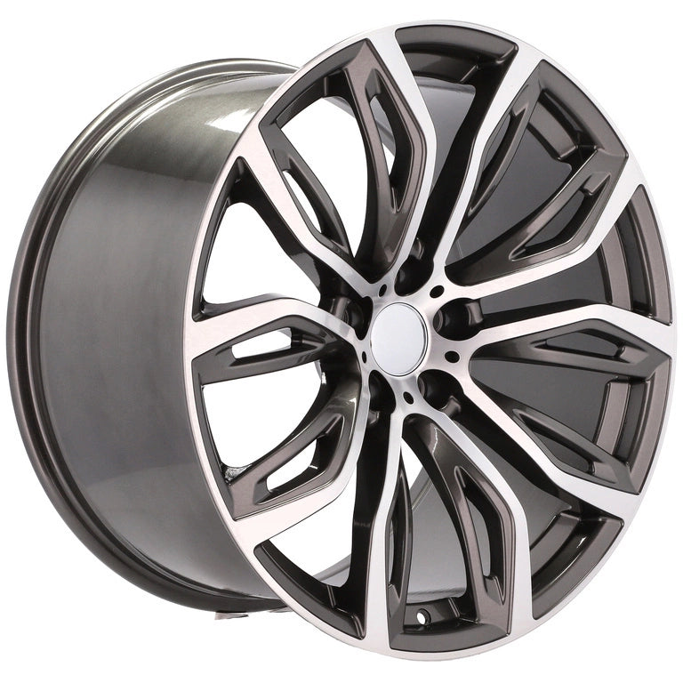Alu kola pro BMW A5040 10.5x21 5x120 ET45 74.1 Grey Polished | Wheelsup.cz