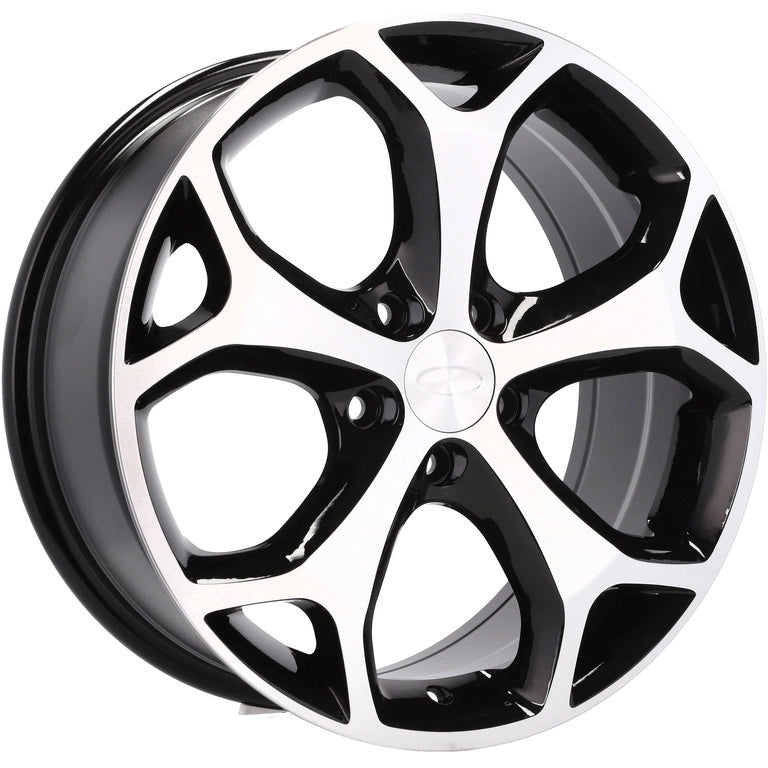 Alu kola pro Ford BK386 6.5x15 4x108 ET47.5 Black Polished | Wheelsup.cz