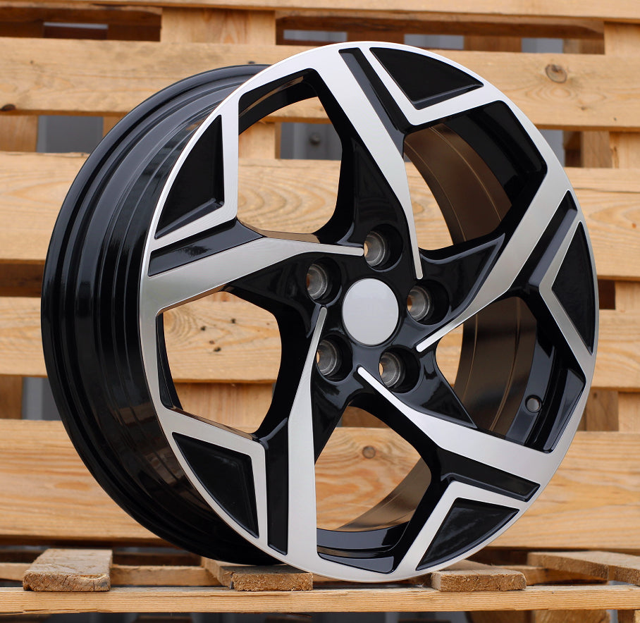 Alu kola pro Kia YF5700 7x17 5x114.3 ET43.5 67.1 Black Polished | Wheelsup.cz