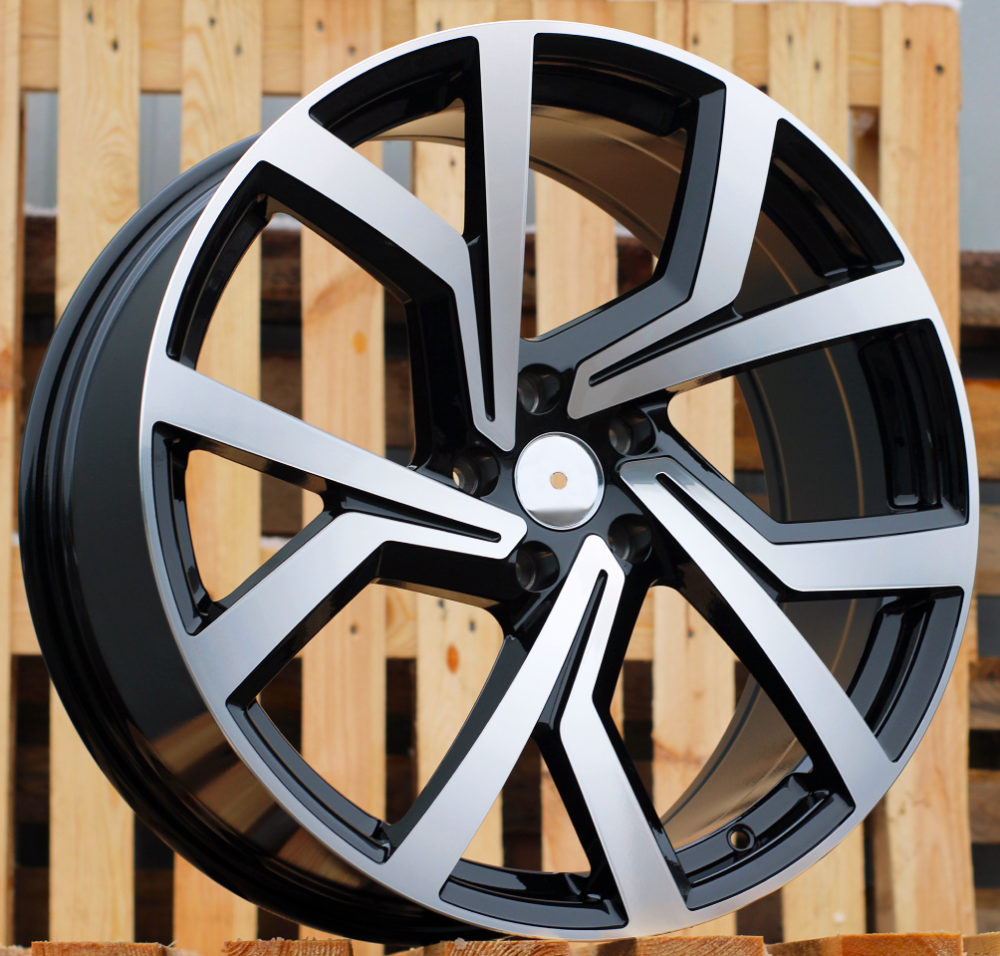 Alu kola pro Volkswagen B1154 6.5x16 5x100 ET45 Black Polished