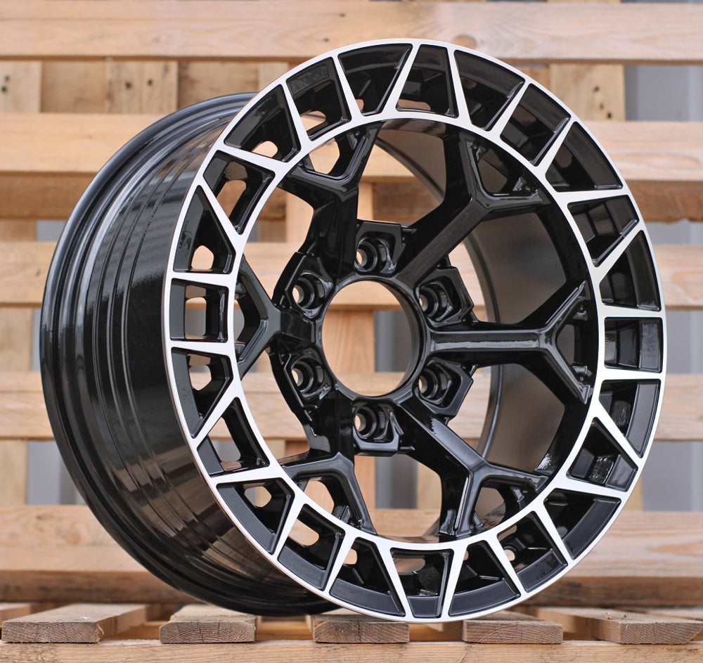 Alu kola pro Offroad FBX229 9x17 6x139.7 ET 110.1 Black Polished