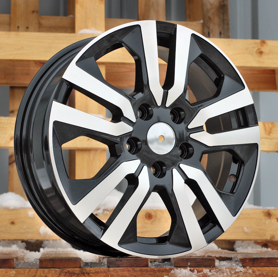 Alu kola pro Renault IN3516F 6x17 5x114.3 ET50 66.1 Black Polished