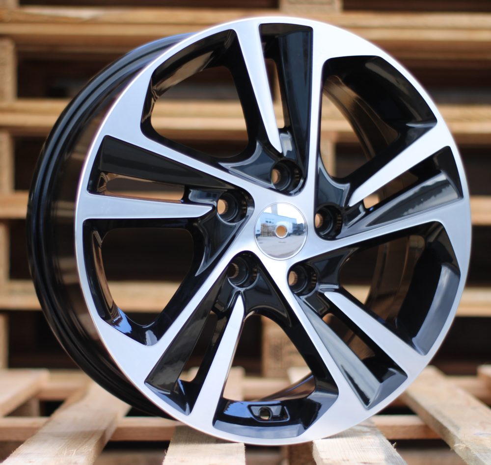 Alu kola pro Hyundai B5210 7x18 5x114.3 ET48 67.1 Black Polished