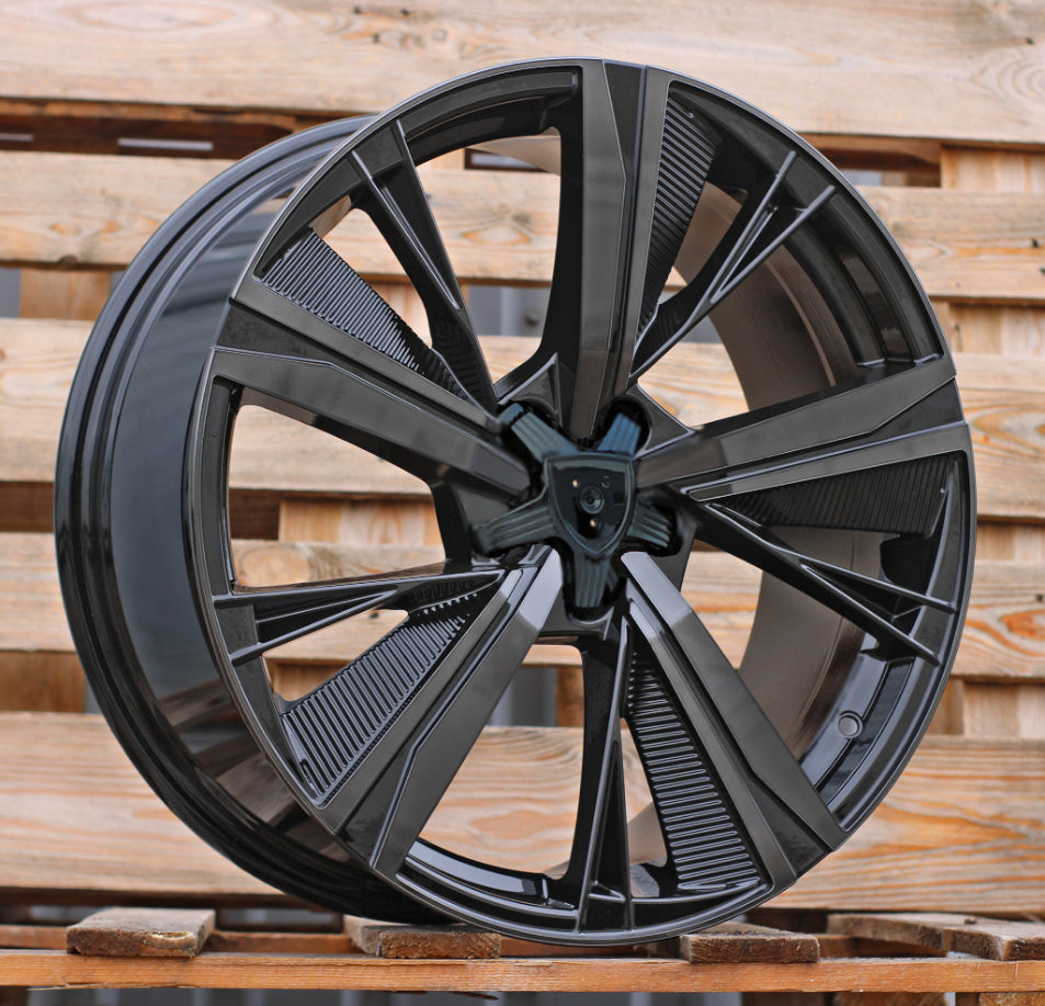 Alu kola pro Peugeot D1918 8x19 5x108 ET40 65.1 Black & Tinted Face