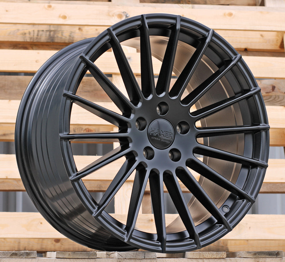 Alu kola HAXER HX010F 8.5x19 5x112 ET40 66.6 Black Half Matt