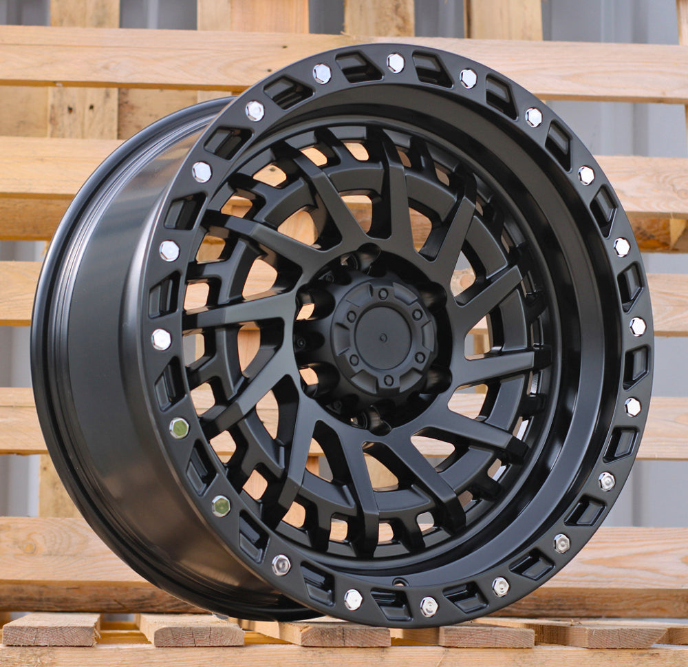 Alu kola pro Offroad JT195 9x17 6x139.7 ET 110.1 Black Polished