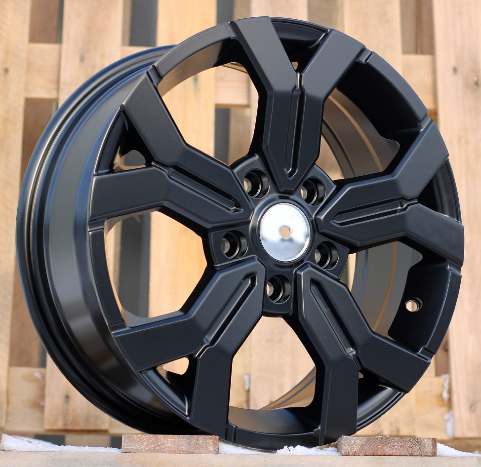 Alu kola pro Dacia B1110 6.5x17 5x114.3 ET50 Black Half Matt