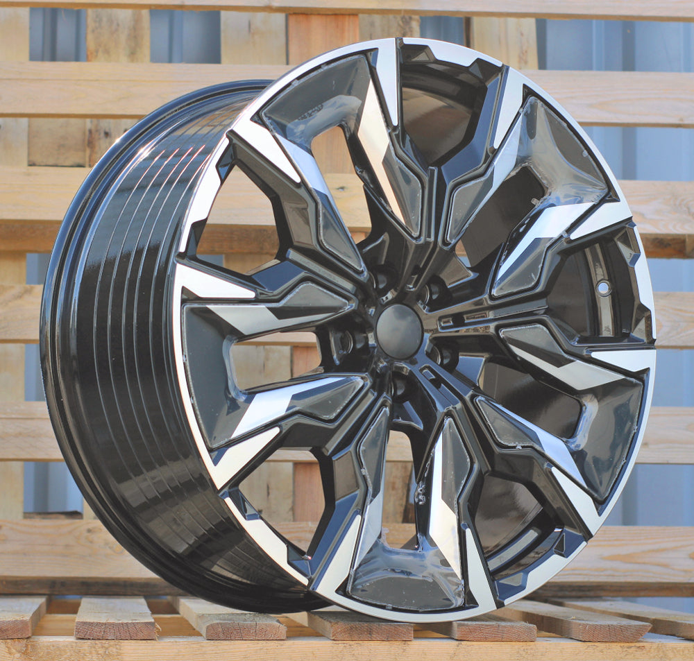 Alu kola pro BMW A5915 10x21 5x112 ET46 66.6 Black Polished