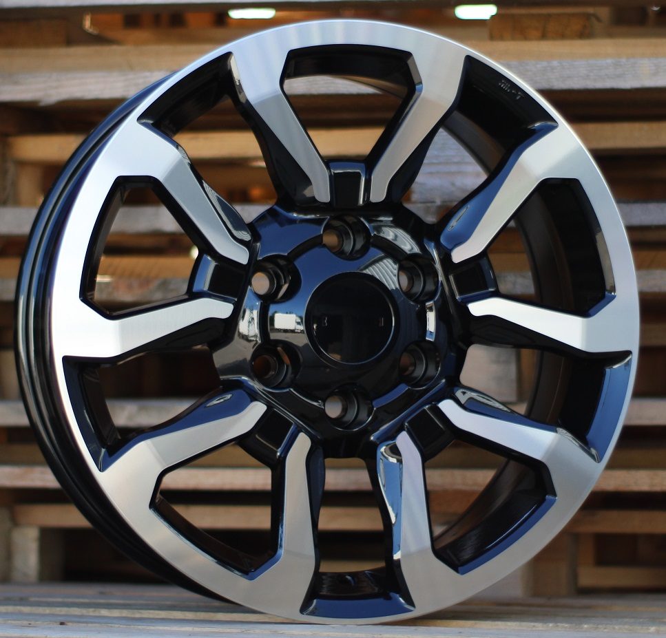 Alu kola pro Toyota B1623 7.5x17 6x139.7 ET30 Black Polished