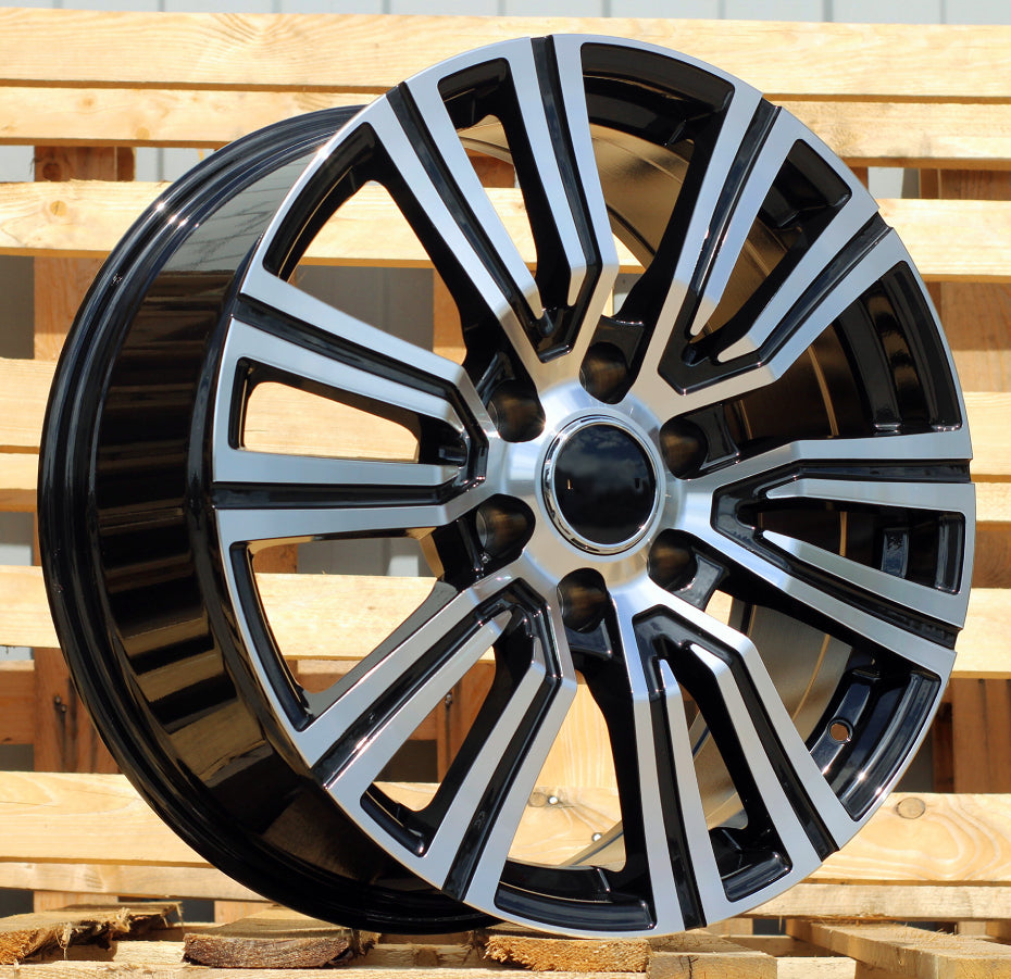 Alu kola pro Offroad B1754 9x22 5x150 ET45 110.5 Black Polished
