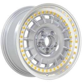 Alu kola pro Mercedes B1855 9x17 5x112 ET30 Silver & Polished Lip