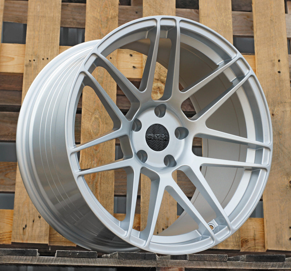 Alu kola HAXER HX020F 10x19 5x120 ET20 74.1 Silver Shining