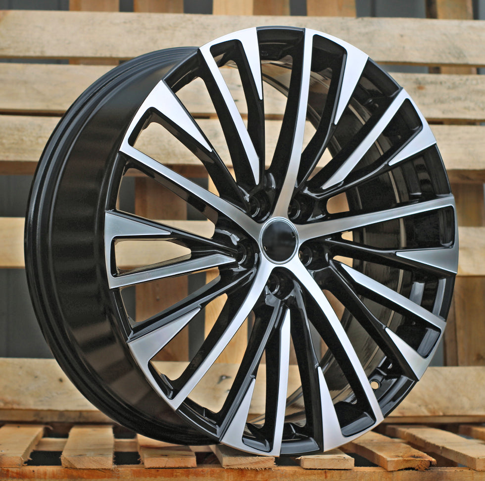 Alu kola pro Lexus Y1118 8x21 5x114.3 ET40 Black Polished | Wheelsup.cz