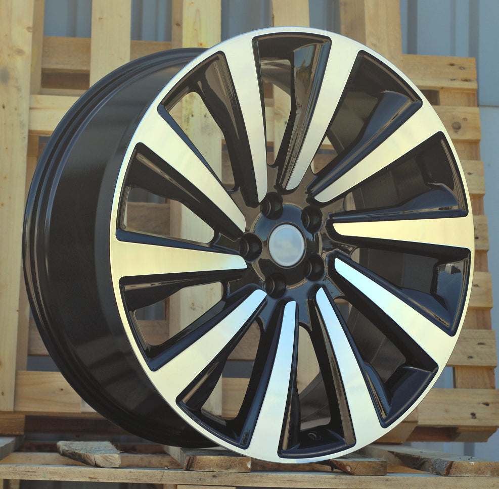 Alu kola pro Land Rover B1756 10x23 5x120 ET40 72.6 Black Polished