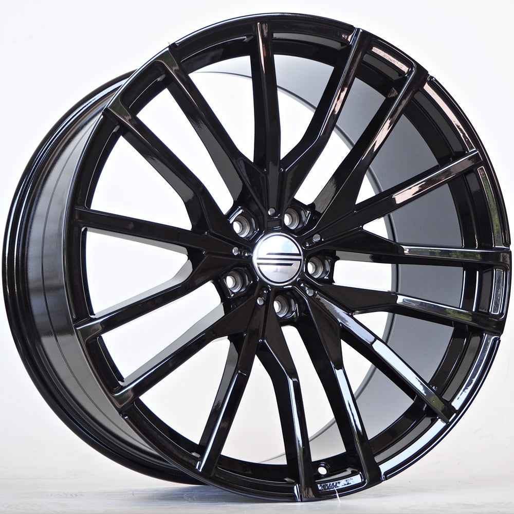 Alu kola pro BMW Fang 11x22 5x112 ET35 66,6 Gloss Black | Wheelsup.cz