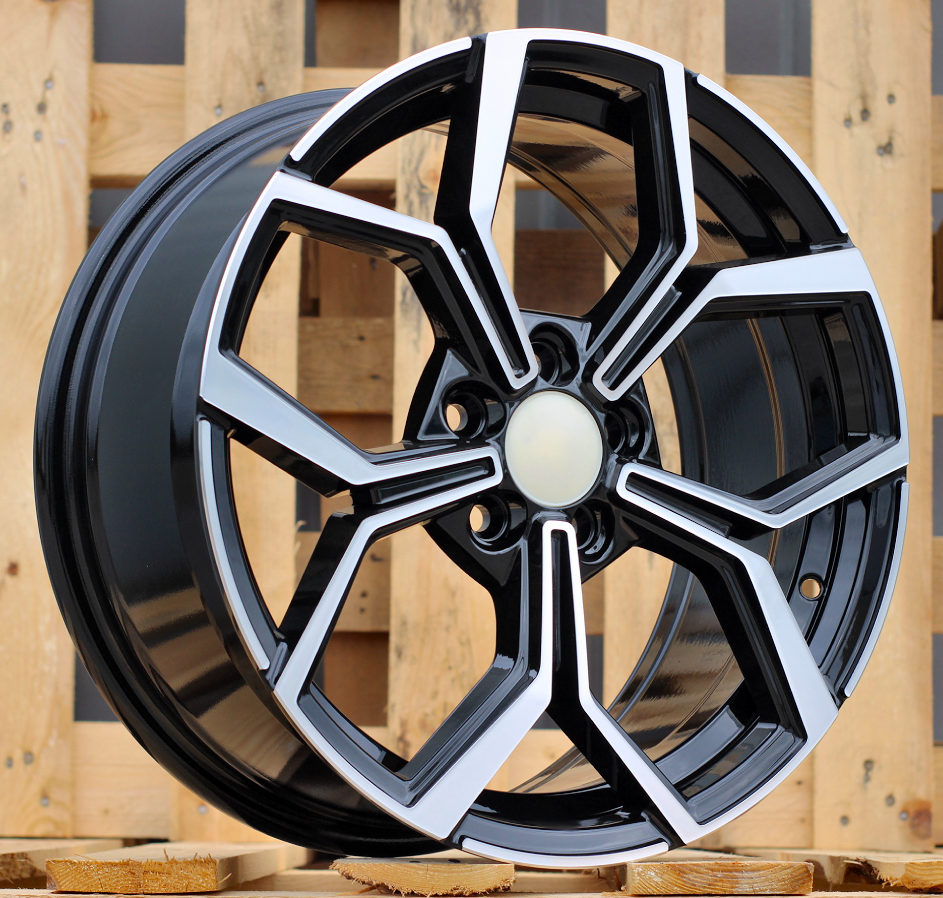 Alu kola pro Volkswagen B5952 6.5x16 5x100 ET45 Black Polished