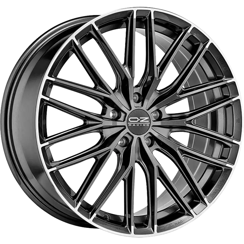 Alu kola OZ GRAN TURISMO HLT 8.5x19 5x114.3 ET35 Star Graphite Diamond Lip