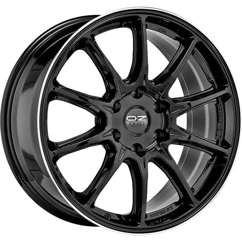 Alu kola OZ HYPER XT HLT OFFROAD 9x20 6x114.3 ET38 Gloss Black+Diamond Lip