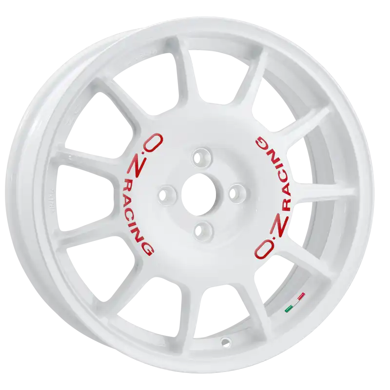Alu kola OZ LEGGENDA 7x17 4x108 ET42 Race White Red Lettering