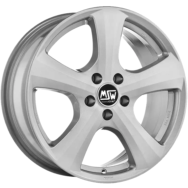 Alu kola MSW 19 W 6.5x15 5x108 ET45 Full Silver