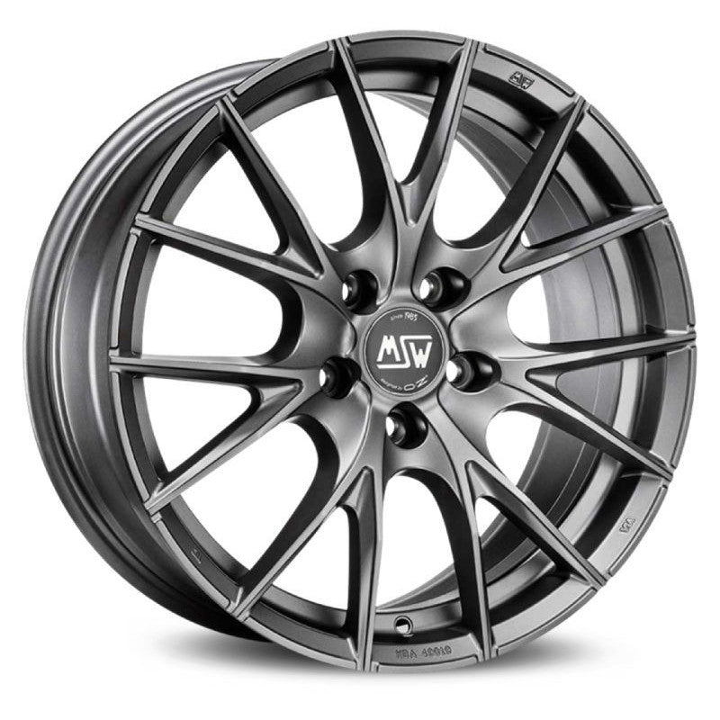 Alu kola MSW 25 8x18 5x120 ET45 Matt Titanium