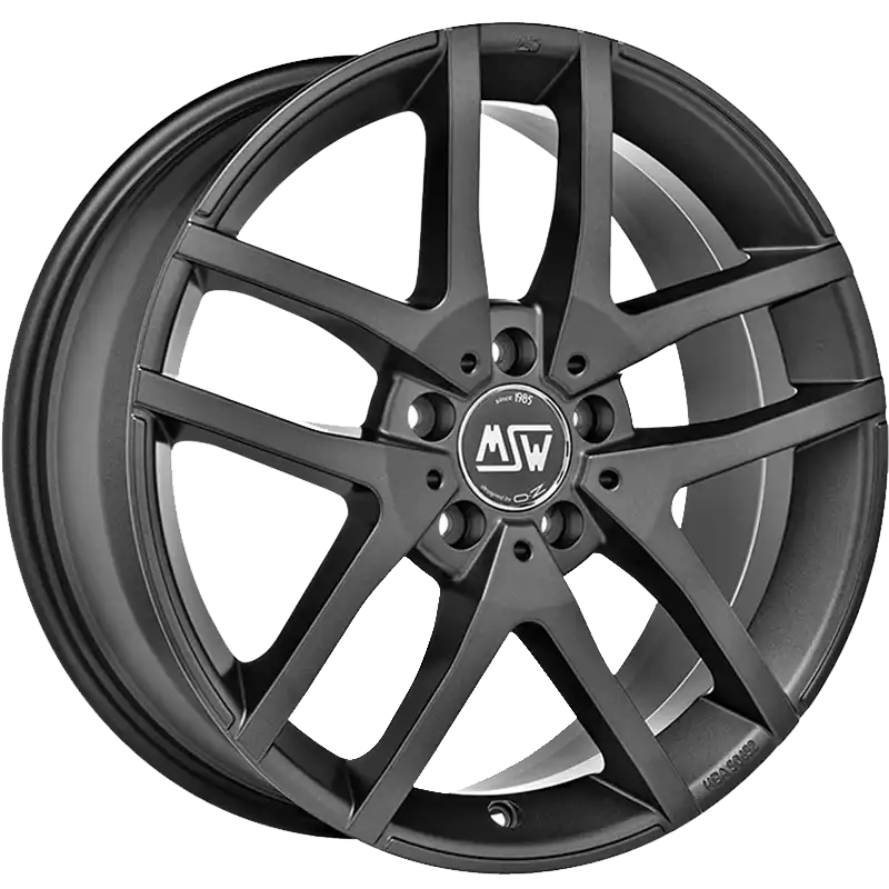 Alu kola MSW 28 6,5x16 5x112 ET38 66,6 šedá