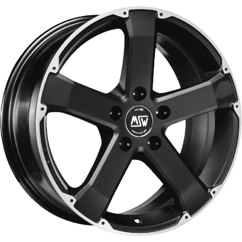 Alu kola MSW 45 8x18 ET45 5x114.3 79 Matt Black Full Polished