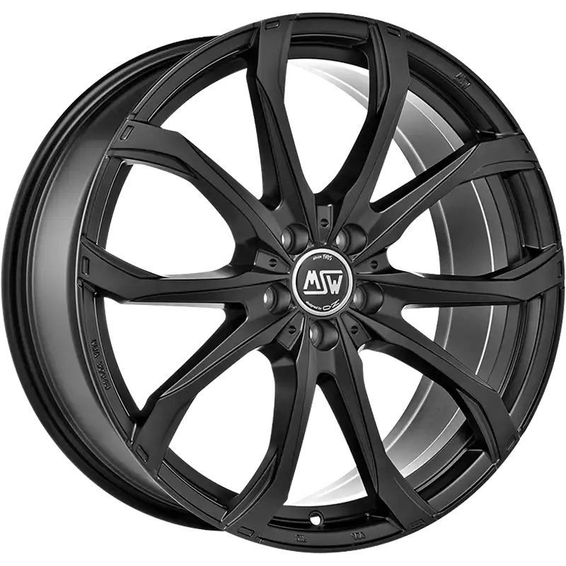 Alu kola MSW 48 9.5x21 5x114.3 ET48 Matt Black