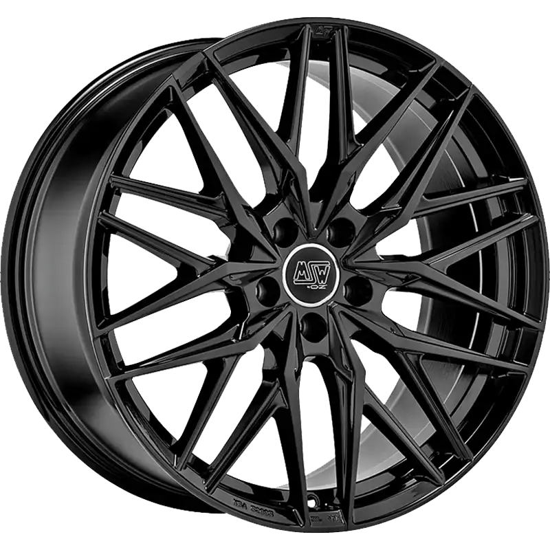 Alu kola MSW 50 11.5x22 5x130 ET52 Gloss Black | Wheelsup.cz