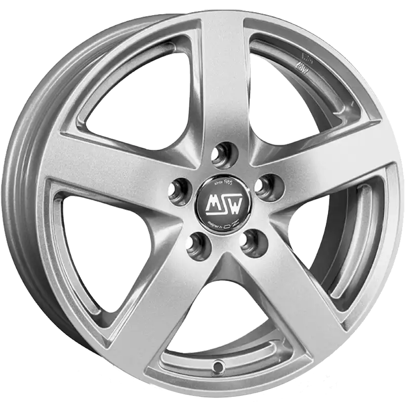 Alu kola MSW 55 6.5x16 5x112 ET49 Full Silver