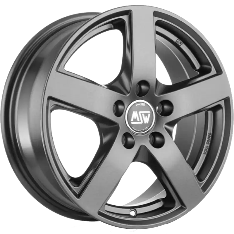 Alu kola MSW 55 8.5x18 5x120 ET50 Matt Dark Grey