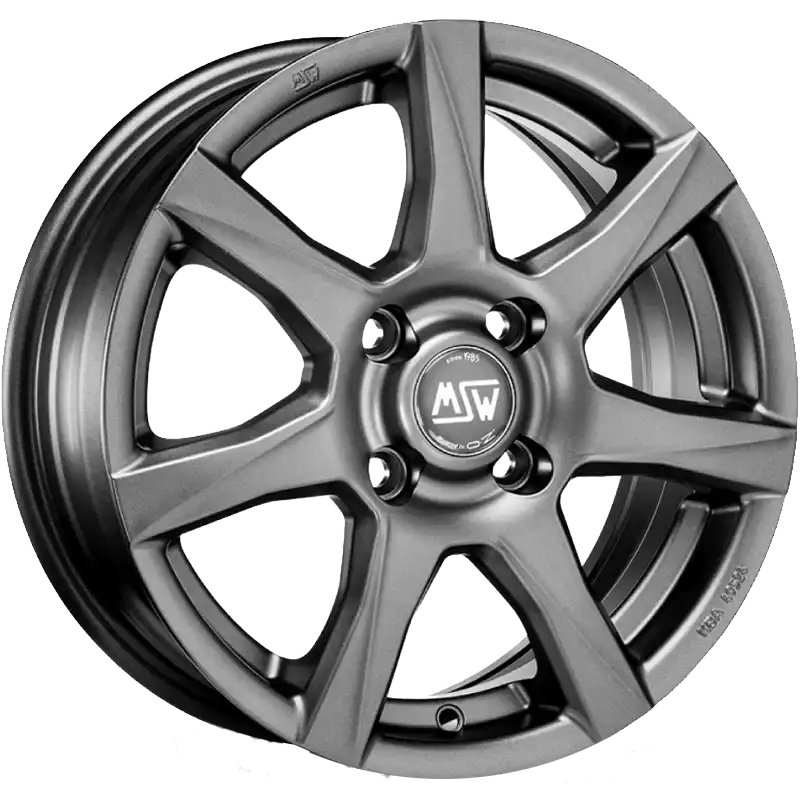 Alu kola MSW 77 8x18 5x108 ET50 Matt Dark Grey