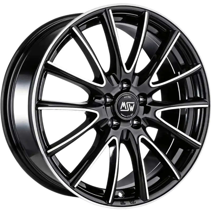 Alu kola MSW 86 6x15 4x108 ET42 Gloss Black Full Polished