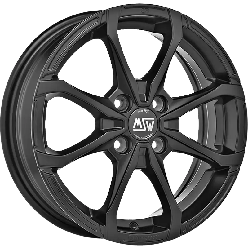 Alu kola MSW X4 5.5x14 4x108 ET35 Matt Black