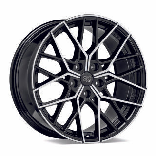 Alu kola MSW 74 10x19 5x114.3 ET45 Gloss Black Full Polished
