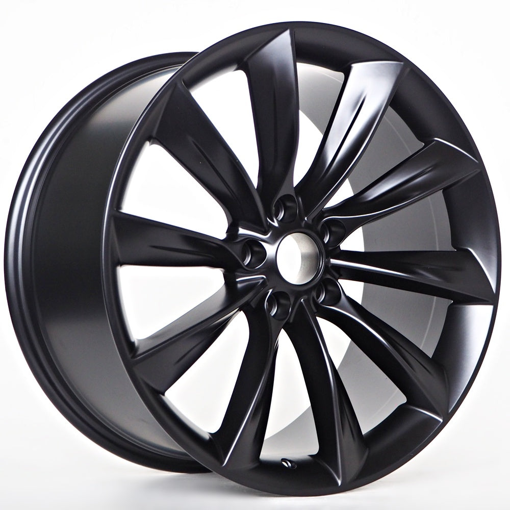 Alu kola pro Tesla Nest 9,5x20 5x114,3 ET40 64,1 Matt Black