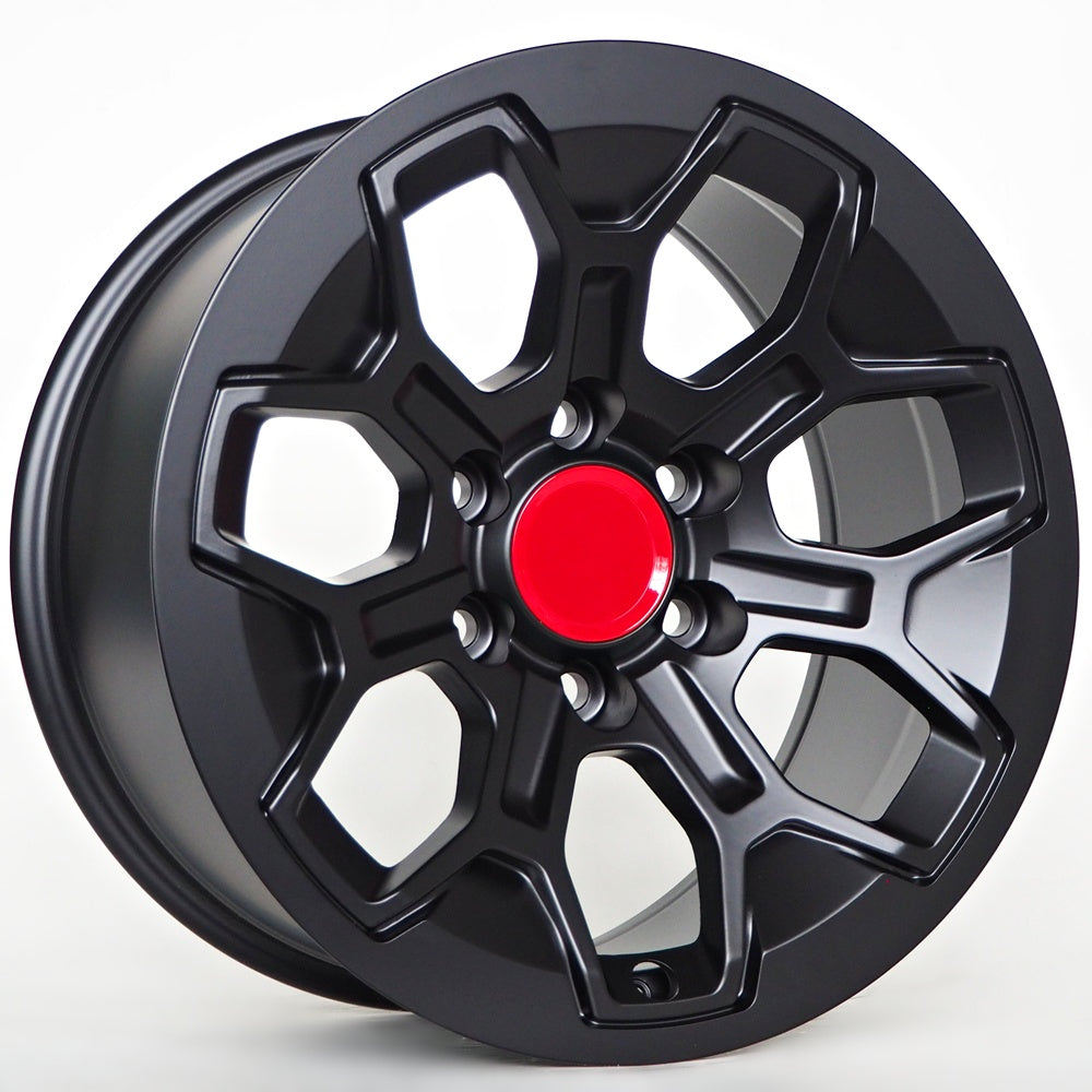 Alu kola pro Offroad 9x18 6x139,7 ET15 106,1 Matt Black