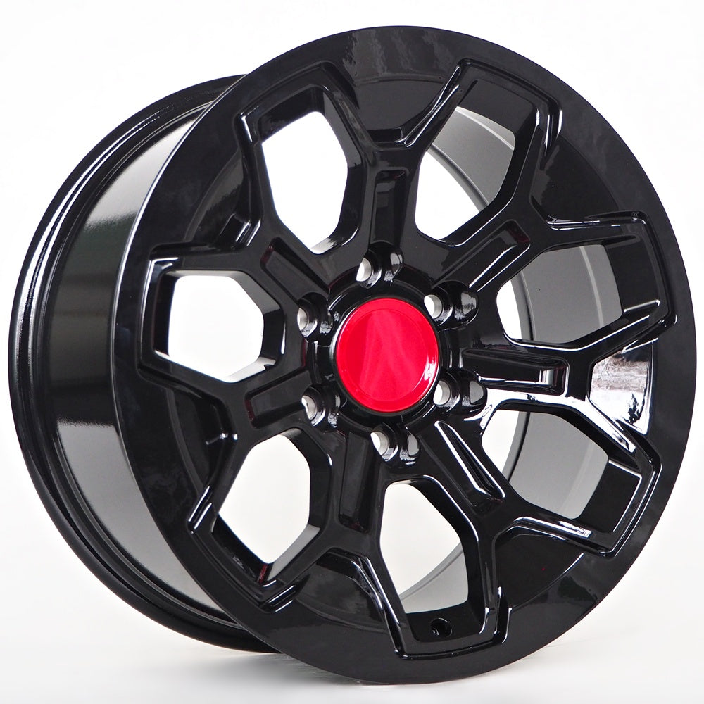 Alu kola pro Offroad 9x18 6x139,7 ET15 106,1 Gloss Black