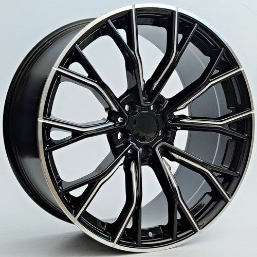 Alu kola pro BMW Omni 8,5X19 5X120 ET35 74,1 Black Milling Spoke