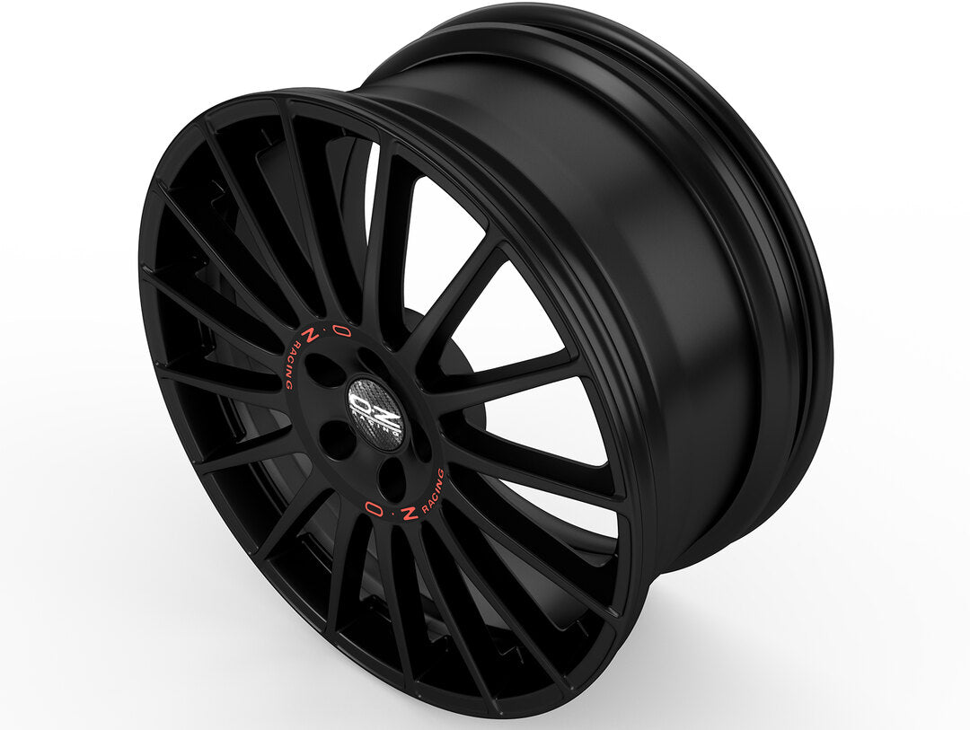 Alu kola OZ SUPERTURISMO GT 7.5x17 5x114.3 ET50 Matt Black Red Lettering