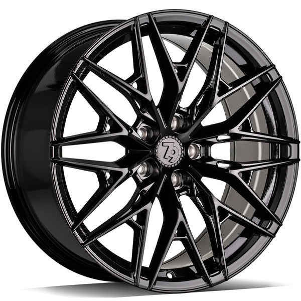 Alu kola seventy9 SCF-1 8.5x19 5x112 ET30 66.6 Black Glossy